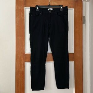 Barely worn PAIGE verdugo crop black jeans